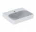 Geberit Smyle Square Umywalka kompaktowa, B50cm, H16cm, T41cm, z przelewem, z otworem na baterię