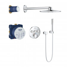 Grohe SmartControl kompletny zestaw prysznicowy podtynkowy deszczownica 31cm Chrom - 744338_O1