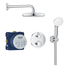 Grohe Grohtherm zestaw podtynkowy prysznicowy termostat deszczownica 21cm chrom - 781215_O1