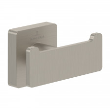 Villeroy & Boch Elements – Striking Podwójny haczyk na ręczniki  Brushed Nickel Matt