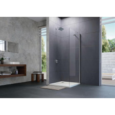 Huppe Design Pure kabina Walk-in 110 cm chrom Anti-Plaque